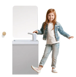 Ensemble lavabo Montessori enfant GRIS