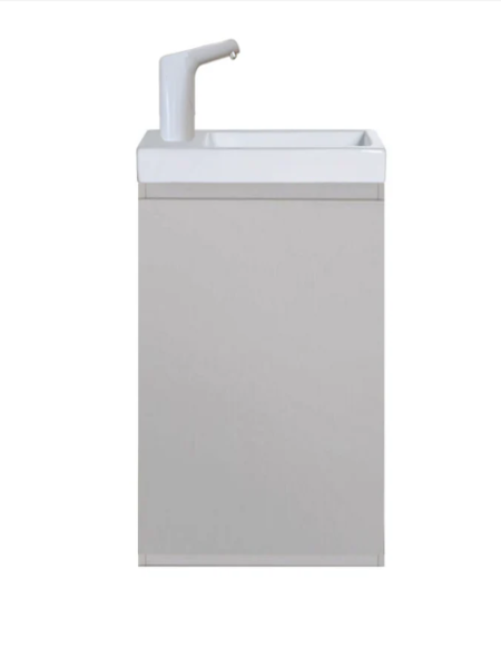 Lavabo enfant Montessori mobile sans travaux GRIS